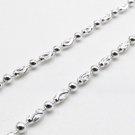 CADENA PLATA  45CM