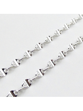CADENA PLATA 60CM