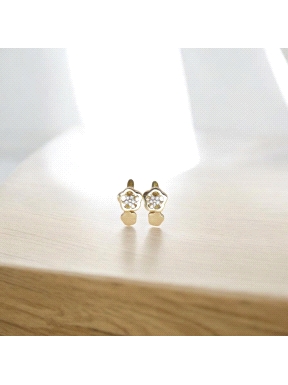 PENDIENTES ORO 750MLS VM9303