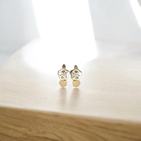 PENDIENTES ORO 750MLS VM9303