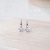 Pendientes de oro blanco