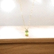 GARGANTILLAS ORO BTE 0.05K PERIDOTO