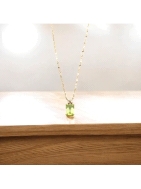 GARGANTILLAS ORO BTE 0.05K PERIDOTO