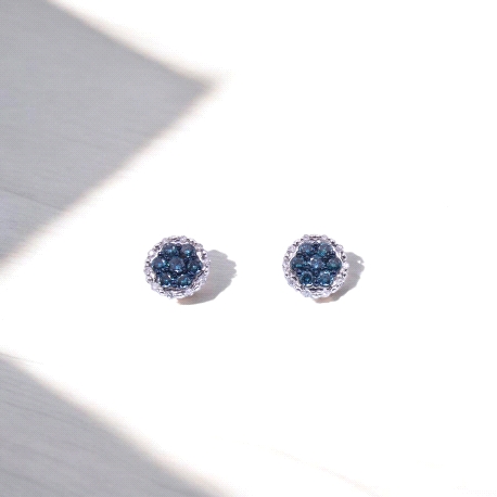 PENDIENTES ORO BTE 0.13K BLUE 0.64