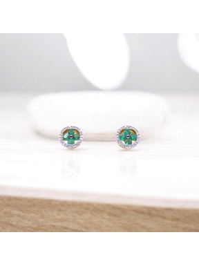 PENDIENTES ORO BTE 0.12 KT ESMD.0.448
