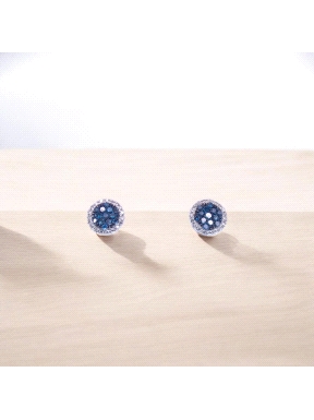 PENDIENTES ORO BTE 0.20KT BLUE 0.108