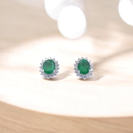 PENDIENTES ORO BTE 0.93K ESMRD.4.95