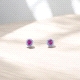 PENDIENTES ORO BTE.0.26KT 0.84RUBI