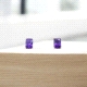 PENDIENTES ORO AMATISTA