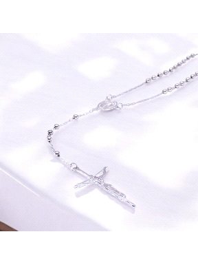 ROSARIOS PLATA 50CM