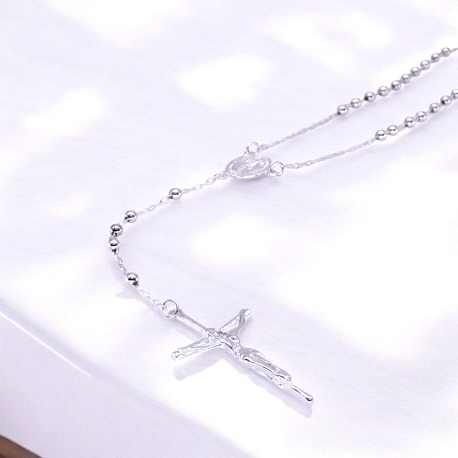 ROSARIOS PLATA 50CM